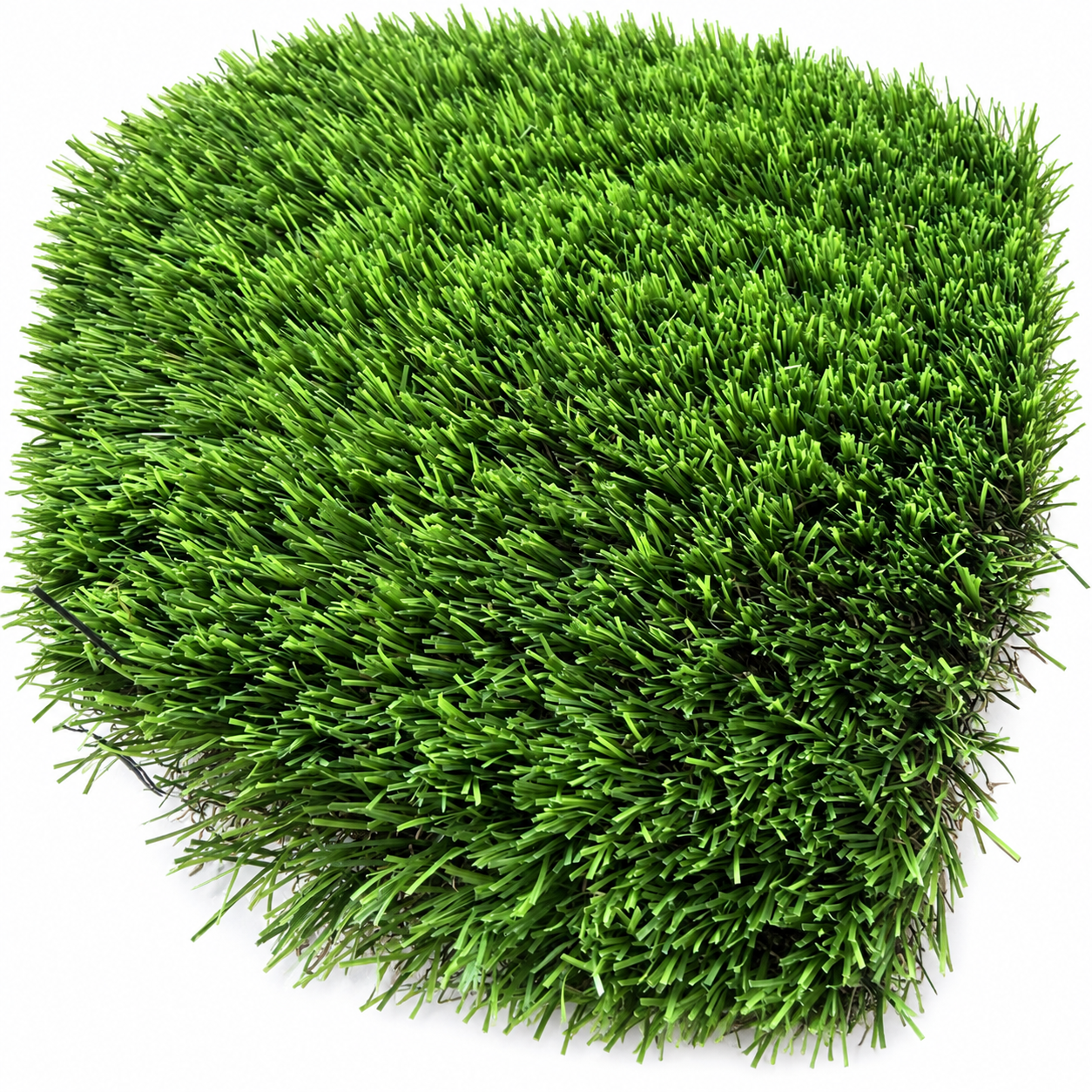 Soft artificial turf texture sample