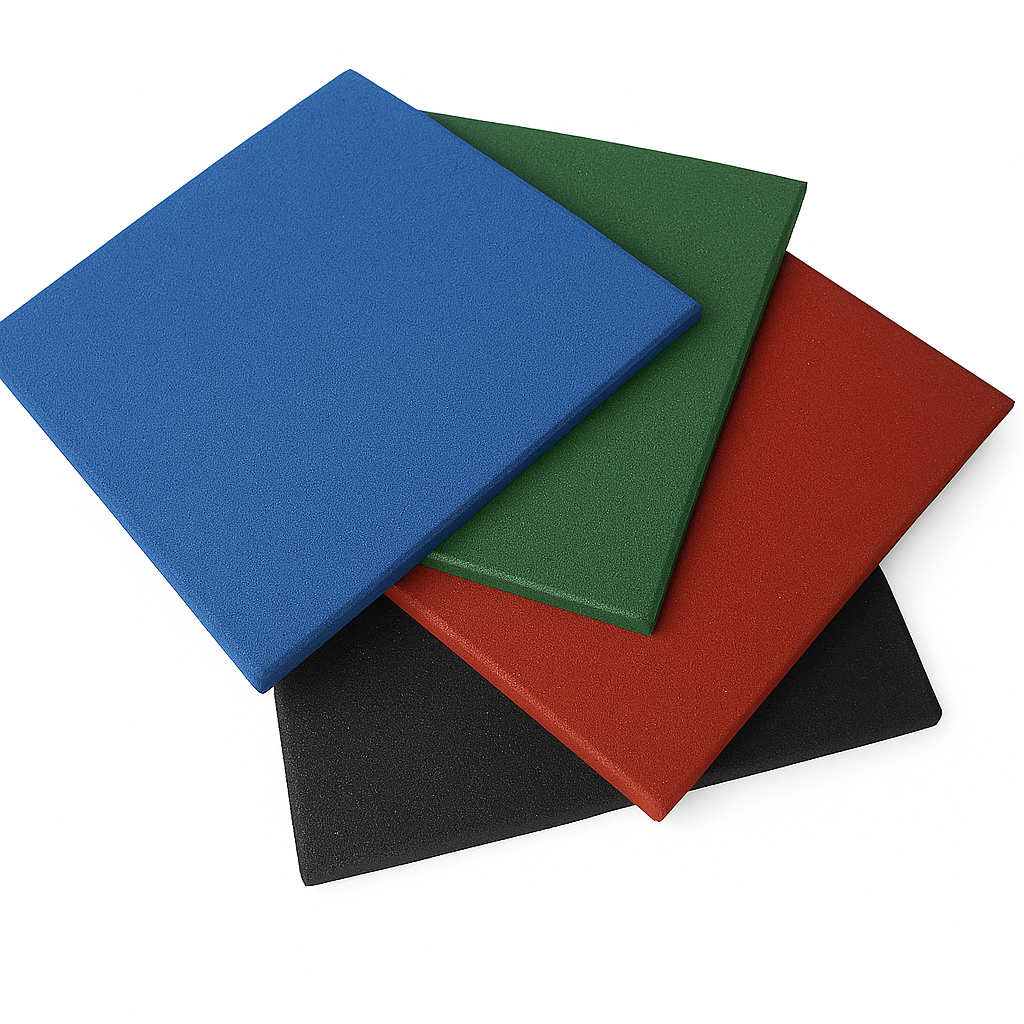 Rubber Playground & Patio Tiles