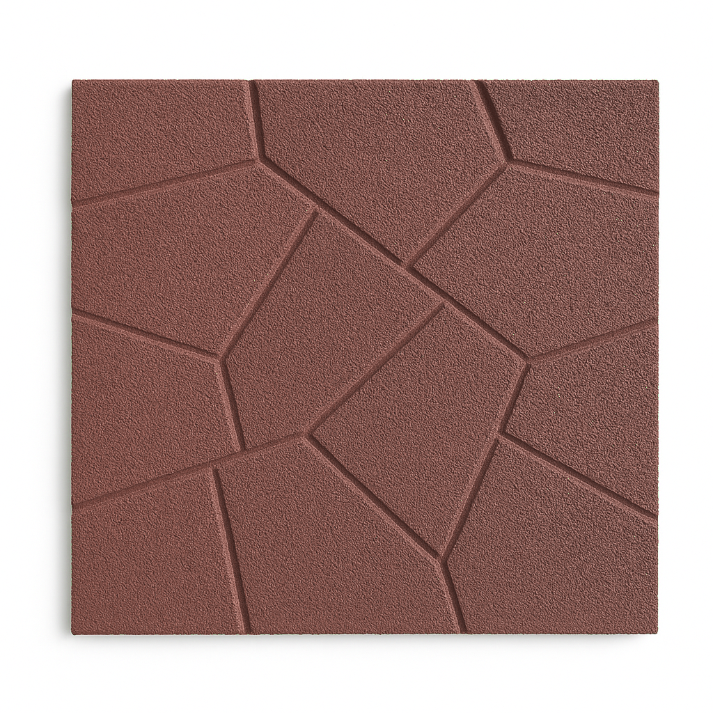 Paver Rubber Tiles 16'' x 16'' x 0.5''
